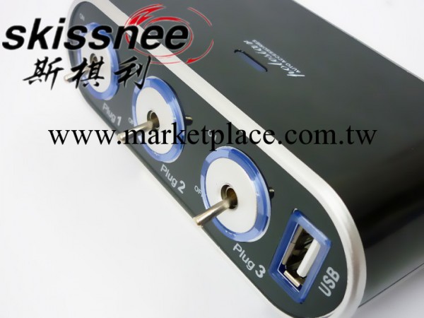 廠傢直銷帶IC 一拖三點煙器車載蘋果安卓萬能手機充電器USB帶開關工廠,批發,進口,代購