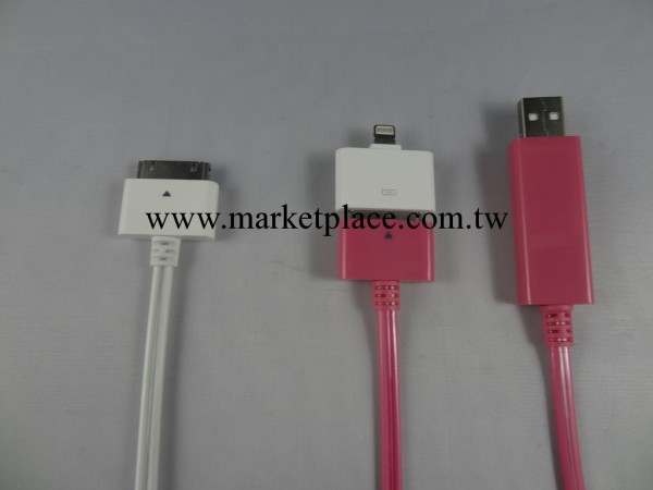 iphone5 iphone4 蘋果數據線  發光線工廠,批發,進口,代購