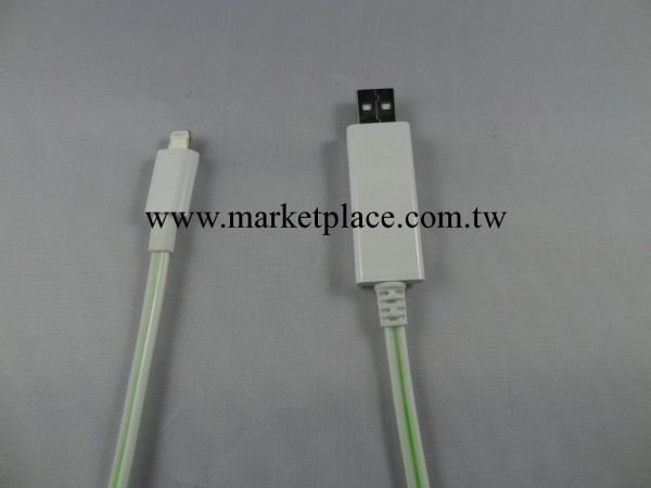 iPhone5 發光線數據線 蘋果5 lightning發光線工廠,批發,進口,代購