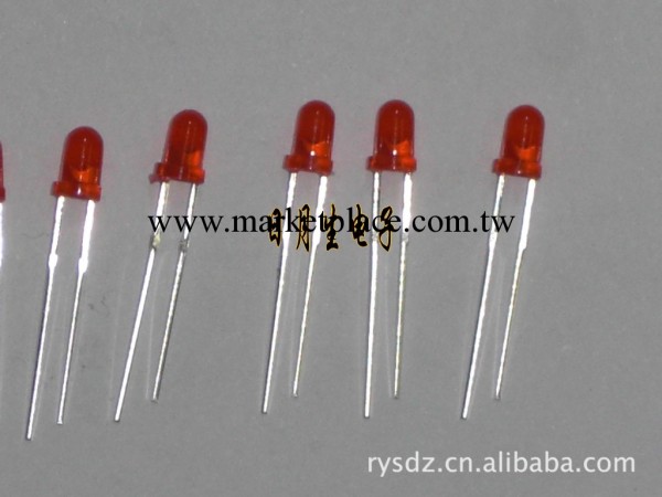 供應直插發光二極管 3MM  紅  綠  黃  白  藍 led發光二極工廠,批發,進口,代購