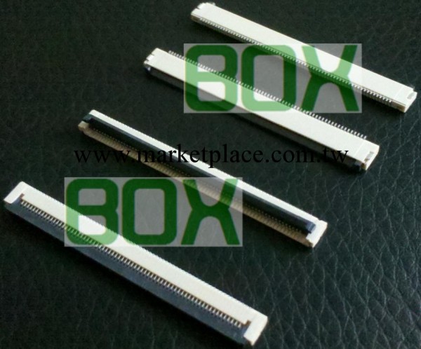 BOX博客思68P FFC連接器,POS一體機連接器,0.5間距1.5高臥式下接工廠,批發,進口,代購