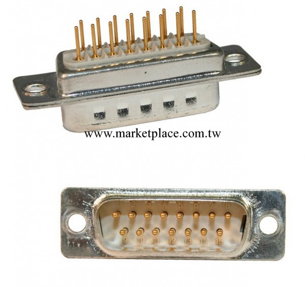 車PIN D-Sub連接器 15P公座 ( DP)工廠,批發,進口,代購