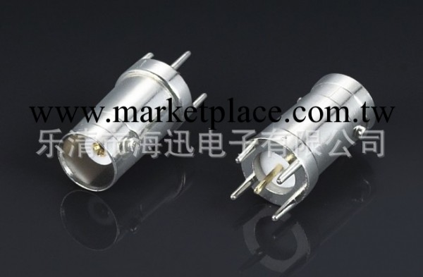 供應BNC視頻連接器 BNC直腳插座 BNC連接器 量大從優 BNC單頭四腳工廠,批發,進口,代購