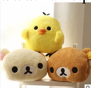 日單rilakkuma 輕松熊暖手抱枕 靠墊 懶懶熊 輕松小熊手捂工廠,批發,進口,代購