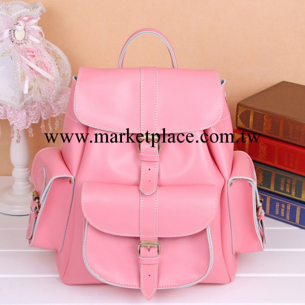 2013新品 ZP歐美復古雙肩包背包純手工牛皮女包潮流真皮女包包工廠,批發,進口,代購