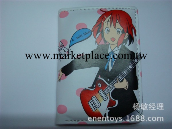 簡裝 動漫 K-ON 輕音少女 休閒錢包 中小學生三折皮錢夾批發工廠,批發,進口,代購