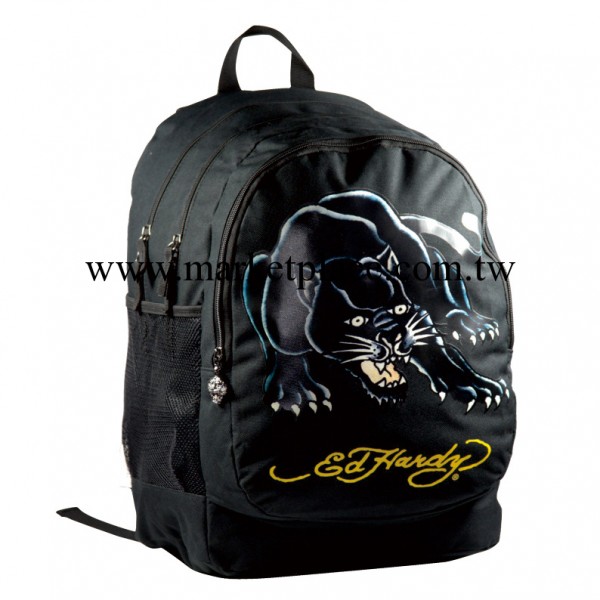 廠傢直銷Ed Hardy 雙肩包 男 時尚 潮流 休閒背包 滌綸雙肩背包工廠,批發,進口,代購