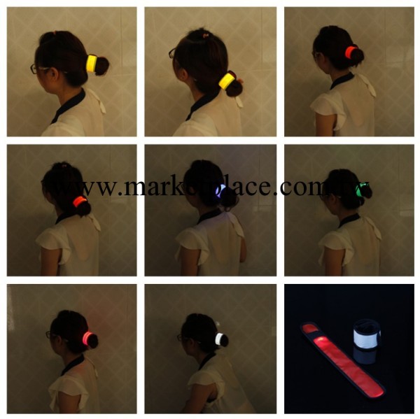 LED發光手腕帶/發光臂帶/發光拍拍臂帶/娛樂助威道具 廠傢直銷工廠,批發,進口,代購