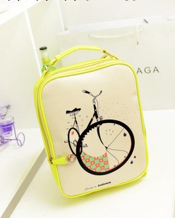 批發供應新款印花泡芙小姐圖案雙背油畫包超女小背包小書包工廠,批發,進口,代購