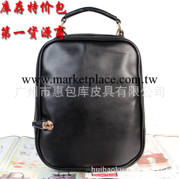 H060402 時尚簡約PU包女包 韓版雙肩包女書包 廣州庫存女包批發工廠,批發,進口,代購