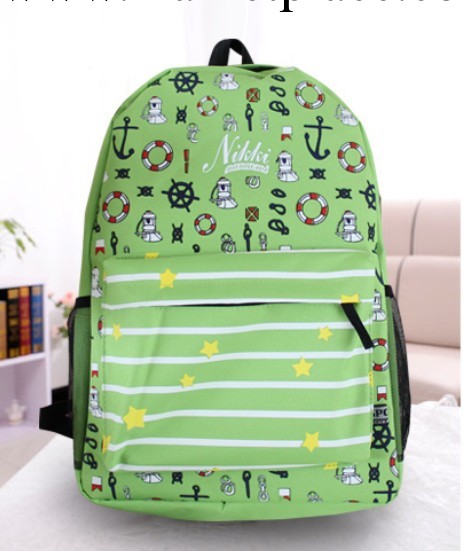 批發韓版休閒雙肩包可愛女學生雙肩背包潮男女帆佈書包旅行包工廠,批發,進口,代購