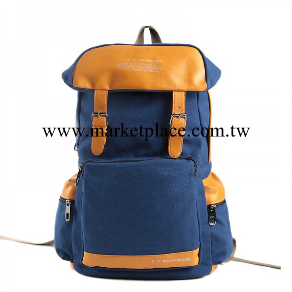 批發供應2013雙肩包帆佈旅行背包韓潮學院風中學生電腦書包7色B56工廠,批發,進口,代購