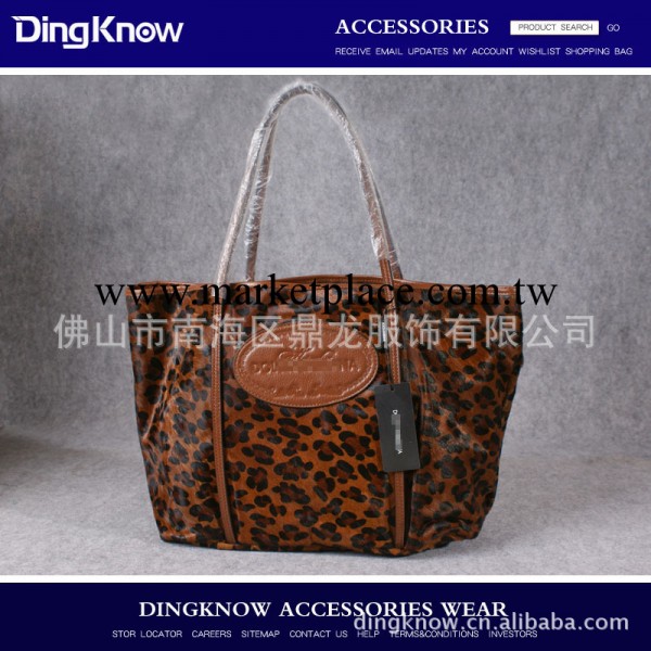 (售完) 正品馬毛豹紋手提包單肩包 D杜嘉班na 真皮手提包工廠,批發,進口,代購