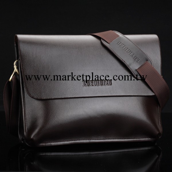 男士商務休閒單肩包 真牛皮斜挎包 歐美男包包 公文包工廠,批發,進口,代購