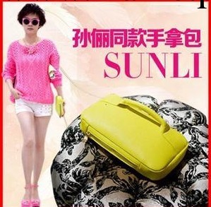 2013辣媽正傳孫儷同款新款手拿包熒光色潮包工廠,批發,進口,代購