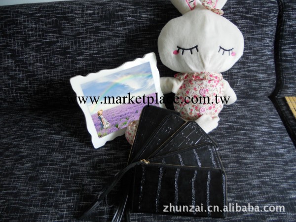 原廠直銷新樣2013年款促銷禮品高仿7字拉鏈女士錢包手拿包批發工廠,批發,進口,代購