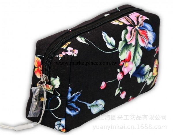 帆佈印花時尚精美女式手拿包（上海箱包生產廠傢）工廠,批發,進口,代購