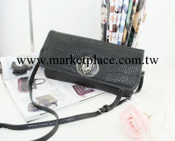 2013新款 歐美大氣高端大象紐扣獨傢定制牛皮單肩手拿真皮女包工廠,批發,進口,代購