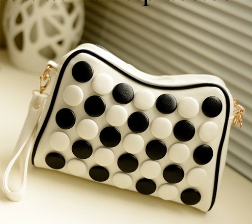 2013春季新款手拿包斜跨包撞色糖果扣子包女工廠,批發,進口,代購