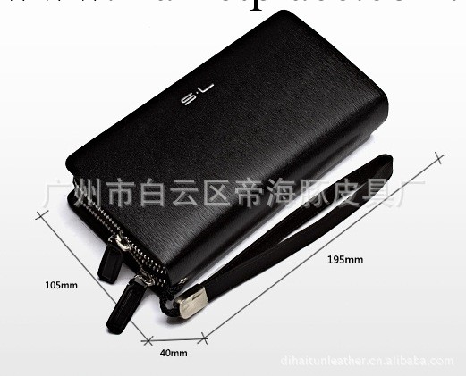 男士真皮雙拉鏈包,PU長款錢包,多功能手拿包,皮具廠傢工廠,批發,進口,代購