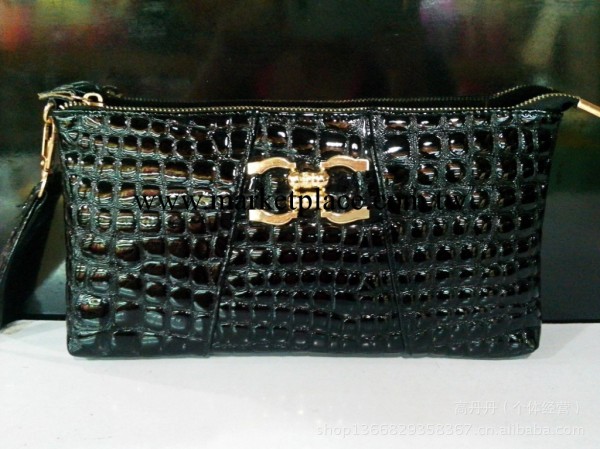 最新款漆皮五金手拿包手拎包斜挎包工廠,批發,進口,代購