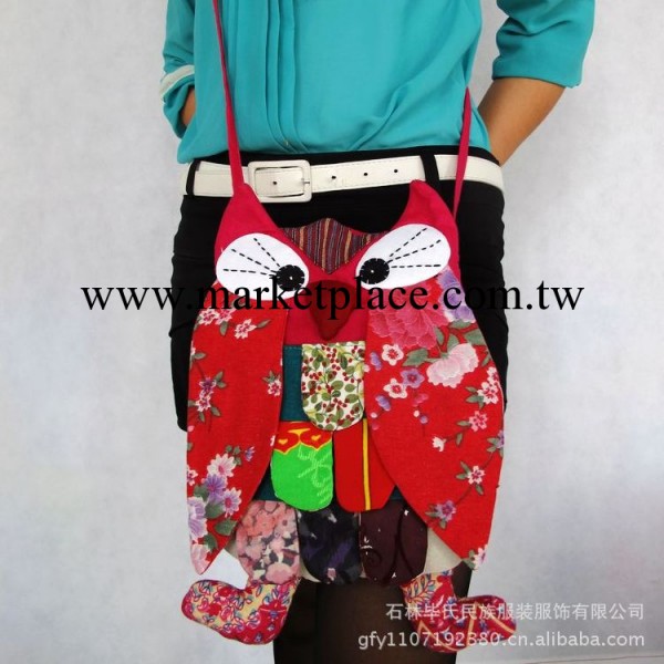 2013中國雲南民族風女式時尚休閒斜挎包 單肩包 貓頭鷹包工廠,批發,進口,代購
