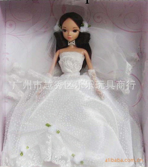銷售 9038新娘婚紗可兒娃娃批發 仿真薔薇禮品玩具系列批發・進口・工廠・代買・代購