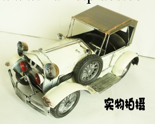 zakka雜貨 手工做舊福特老爺車 鐵皮玩具 懷舊擺件3色 1729C工廠,批發,進口,代購