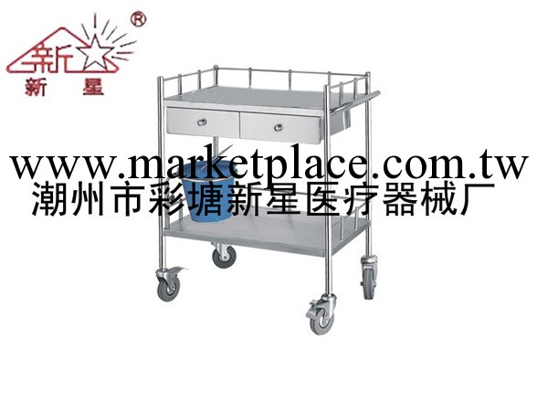 供應不銹鋼雙抽屜治療車工廠,批發,進口,代購