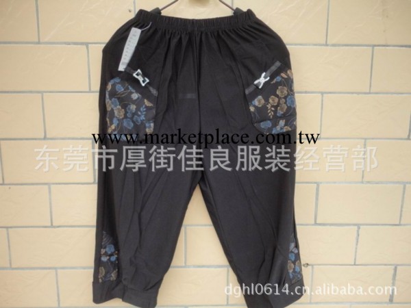 女褲 中老年夏裝七分褲工廠,批發,進口,代購