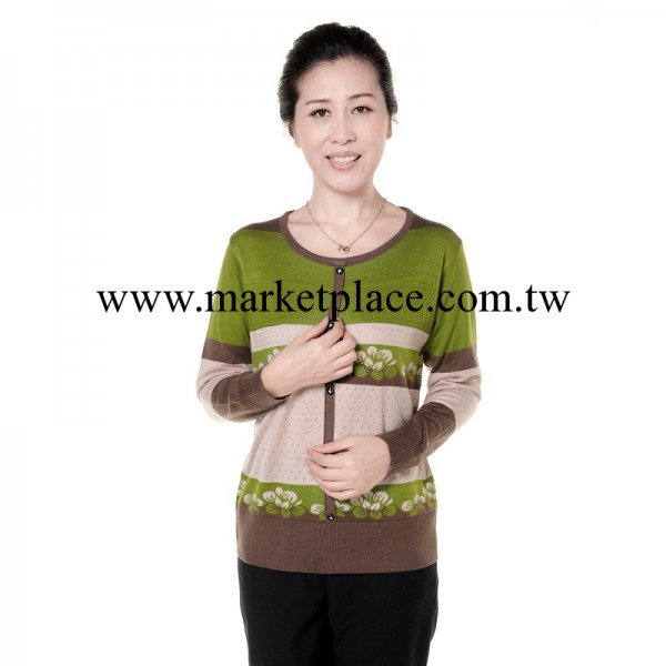 批發中老年服裝 韓版中老年女裝秋季新款時尚媽媽裝女式針織衫工廠,批發,進口,代購