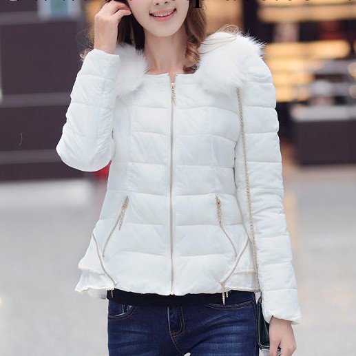 2013新款韓版修身短款羽絨衣女潮 大毛領加厚女式羽絨棉服工廠,批發,進口,代購
