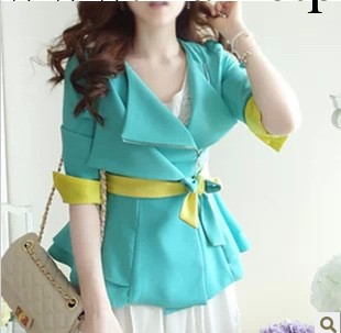 2013新款 現貨 好質量 韓國修身七分袖短外套小西服 女式小西服工廠,批發,進口,代購