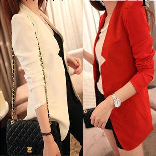 2013新秋女裝中長款 修身休閒小西裝外套 聳肩墊肩小西服女工廠,批發,進口,代購