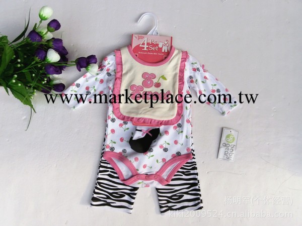 外貿童裝原單正品babygear品牌 長袖嬰兒爬衣套裝 純棉哈衣工廠,批發,進口,代購