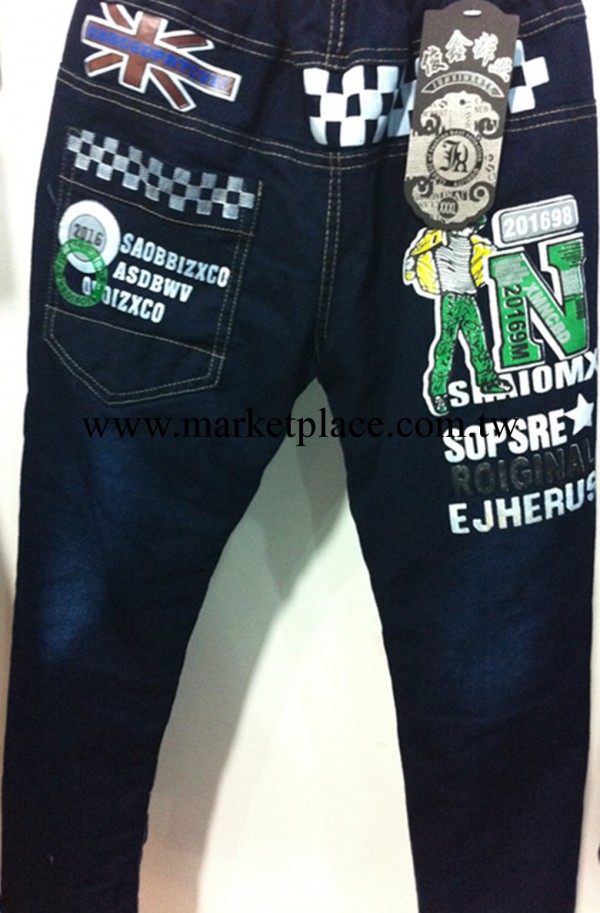 男童冬裝 加絨加厚中大童褲子棉褲 男童牛仔褲長褲批發  量大從優工廠,批發,進口,代購