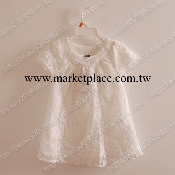 外貿童裝批發 夏季新款外貿品牌 韓版女童全棉蕾絲連衣裙 131615工廠,批發,進口,代購