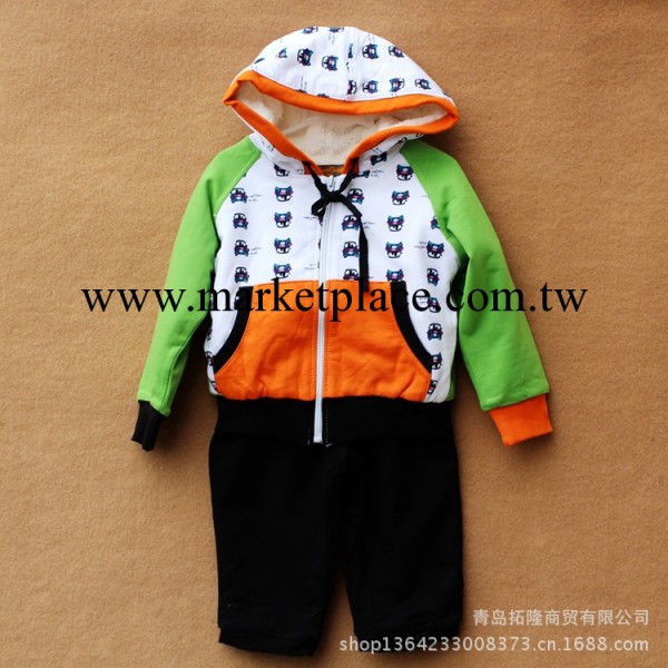 2013秋冬款外貿原單 小中童加厚棉套裝批發工廠,批發,進口,代購