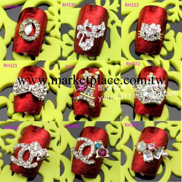 新款 美甲 鉆 合金金屬飾品 批發 指甲鉆飾品 光療甲飾品鉆工廠,批發,進口,代購