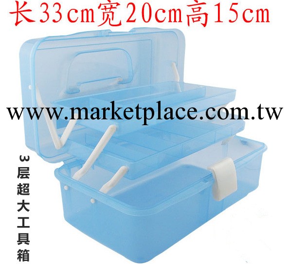 美甲必備 美甲工具箱大號 三層多功能美甲用品收納箱工具套裝工廠,批發,進口,代購