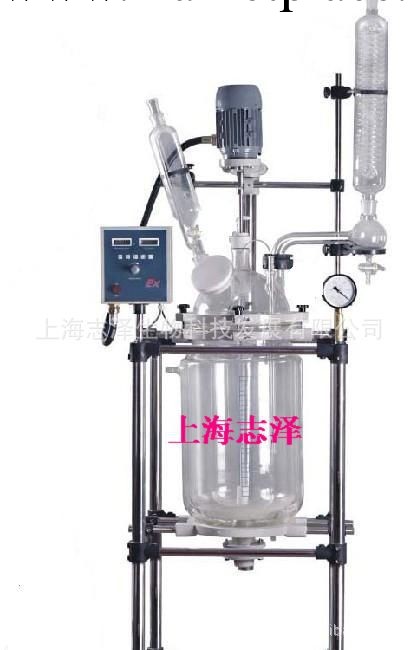 上海志澤廠傢直銷玻璃反應釜 S212-20L工廠,批發,進口,代購