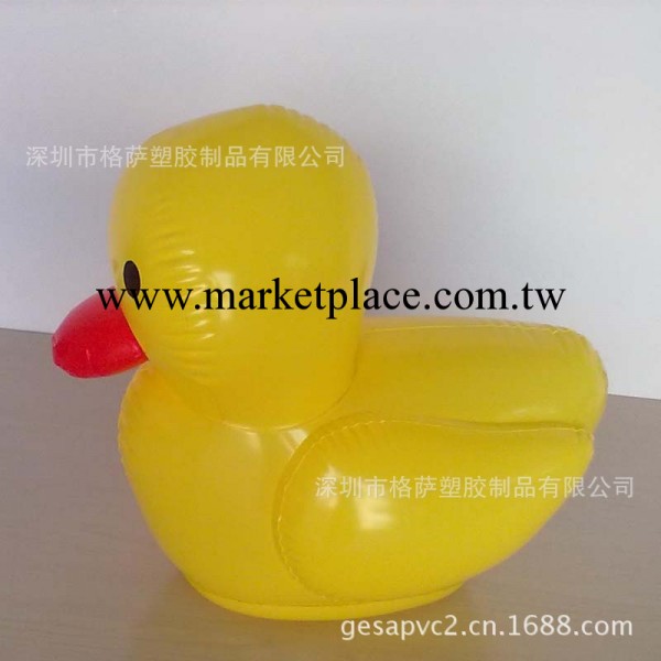 供應深圳PVC充氣動物模型 廣告促銷玩具 充氣小黃鴨廠傢工廠,批發,進口,代購