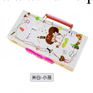 小孩多層密碼鎖提手文具盒 鉛筆盒  學生最愛 日韓流行文具工廠,批發,進口,代購