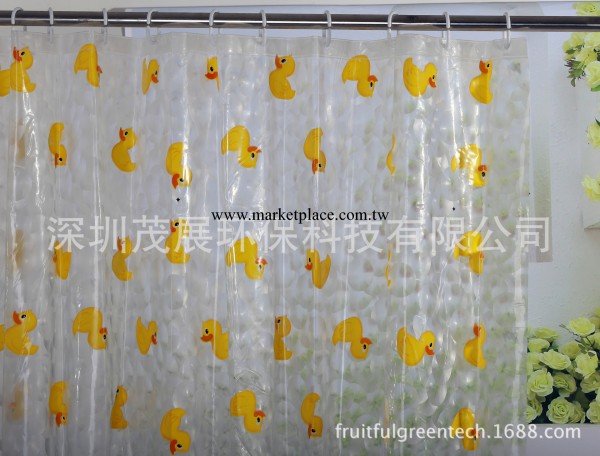 小黃鴨子防水浴簾  符合歐盟檢測標準工廠,批發,進口,代購