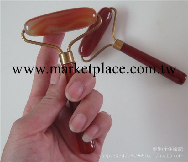瑪瑙按摩滾輪批發 面部 臉部按摩 玉石刮痧板片 經絡保健器材工廠,批發,進口,代購