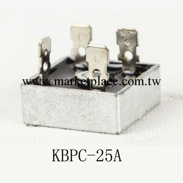 廠傢直銷 小功率單相整流橋 KBPC 25A1000V整流橋堆 橋式整流器工廠,批發,進口,代購