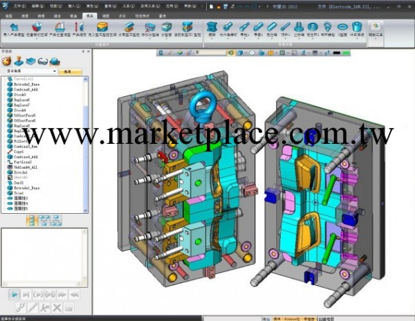 設計制造塑膠模具，手機保護套模具 精密模具工廠,批發,進口,代購