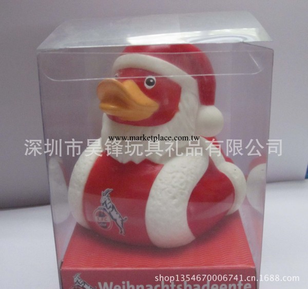 2013最新款環保PVC搪膠鴨 聖誕塑膠玩具鴨 浮水大黃鴨 禮品定制工廠,批發,進口,代購