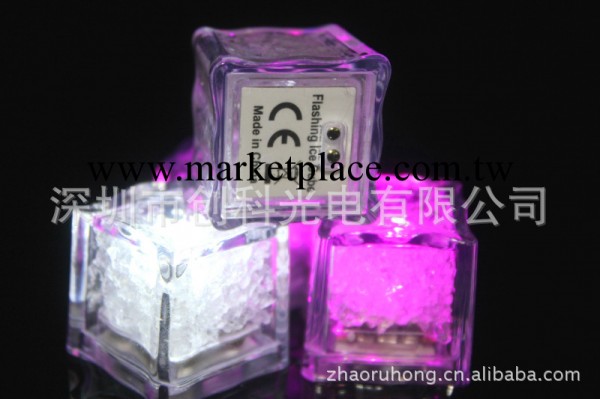 LED方形七彩發光冰塊 單色冰塊 酒吧 婚慶 萬聖節 聖誕節 用品工廠,批發,進口,代購