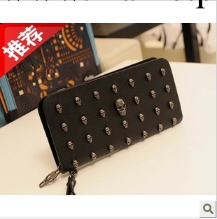 批發骷髏頭錢包新款錢包時尚錢夾工廠,批發,進口,代購
